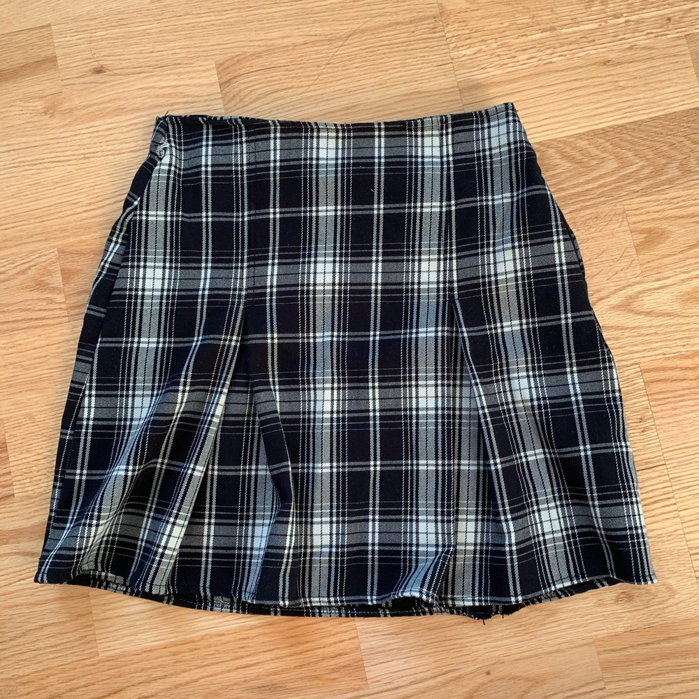 Flawed Plaid Skirt